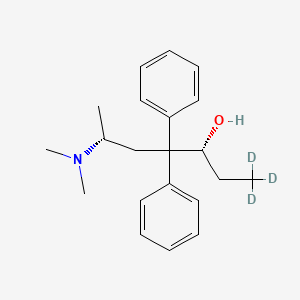 molecular formula C21H29NO B13443601 rac alpha-Methadol-d3 