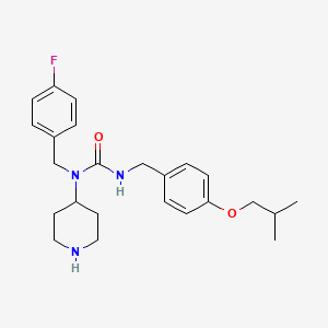 molecular formula C24H32FN3O2 B1344363 N-Desmethyl Pimavanserin CAS No. 639863-77-7
