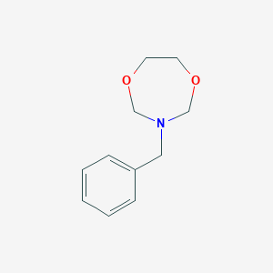 molecular formula C11H15NO2 B1344364 3-Benzyl-1,5,3-dioxazepane CAS No. 1019208-03-7