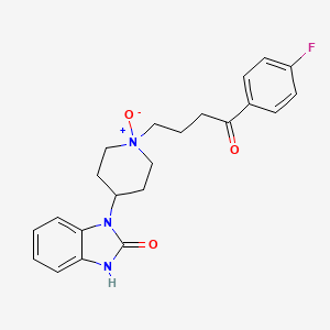 molecular formula C22H24FN3O3 B13443677 trans-Benperidol N-Oxide 