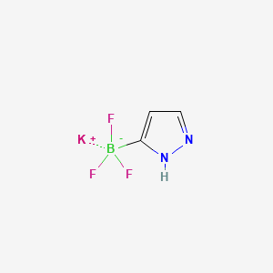 B1344368 Potassium 1H-pyrazole-5-trifluoroborate CAS No. 1013640-87-3
