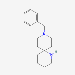 molecular formula C16H24N2 B1344369 9-Benzyl-1,9-diazaspiro[5.5]undecane CAS No. 1100748-66-0