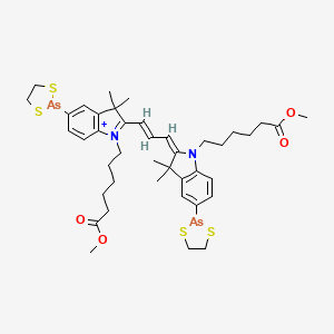 molecular formula C41H55As2N2O4S4+ B13443705 Ester AsCy3 