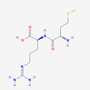 molecular formula C11H23N5O3S B1344372 H-Met-Arg-OH CAS No. 60461-10-1