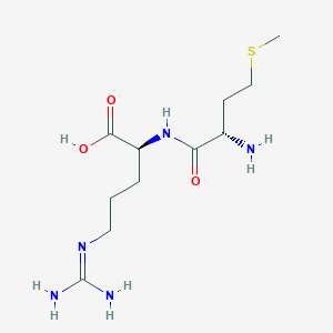 molecular formula C11H23N5O3S B1344372 甲硫氨酰-精氨酸 CAS No. 60461-10-1