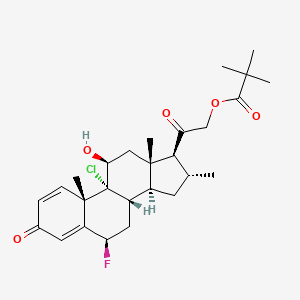 molecular formula C27H36ClFO5 B13443761 6-(R)-Clocortolone 