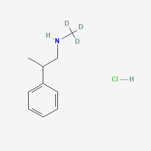 molecular formula C10H16ClN B13443847 Phenylpropylmethylamine-d3 Hydrochloride 