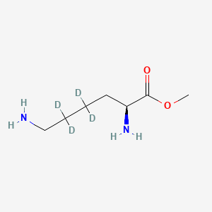 molecular formula C7H16N2O2 B13443870 L-Lysine-d4 Methyl Ester Dihydrochloride 