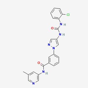 molecular formula C23H19ClN6O2 B13444030 SR-4326 