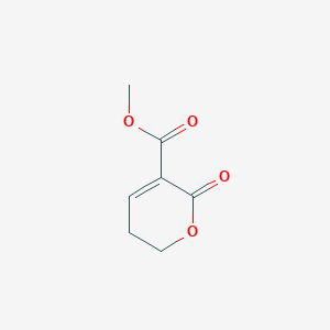molecular formula C7H8O4 B13444062 Methyl 2-Oxo-5,6-dihydro-2H-pyran-3-carboxylate 