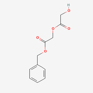 molecular formula C11H12O5 B13444094 2-(Benzyloxy)-2-oxoethyl 2-hydroxyacetate 
