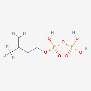 molecular formula C5H12O7P2 B13444167 Isopentenyl Pyrophosphate-d5 Triammonium Salt 