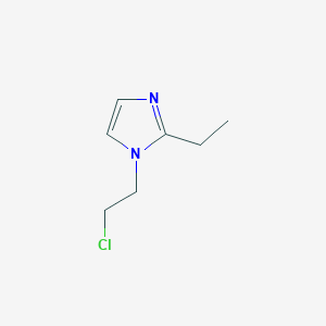 molecular formula C7H11ClN2 B1344420 1-(2-chloroethyl)-2-ethyl-1H-imidazole CAS No. 112258-51-2