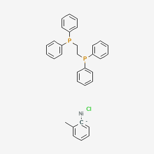 molecular formula C33H31ClNiP2- B13444207 cis-(Dppe)NI(O-tolyl)CL 