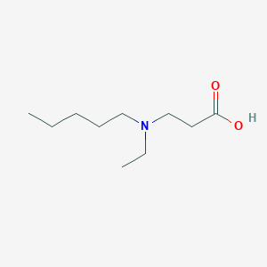 molecular formula C10H21NO2 B13444219 N-Ethyl-N-pentyl-beta-alanine 