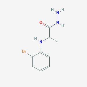 2-[(2-Bromophenyl)amino]propanohydrazide
