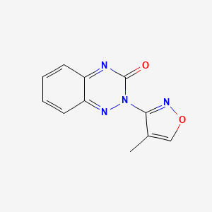 2-(4-methylisoxazol-3-yl)-1,2,4-benzotriazin-3(2H)-one