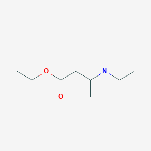 Ethyl 3-[ethyl(methyl)amino]butanoate