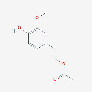 molecular formula C11H14O4 B13444394 4-Hydroxy-3-methoxyphenethyl Acetate 