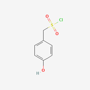 molecular formula C7H7ClO3S B13444417 4-Hydroxybenzenemethanesulfonyl Chloride 