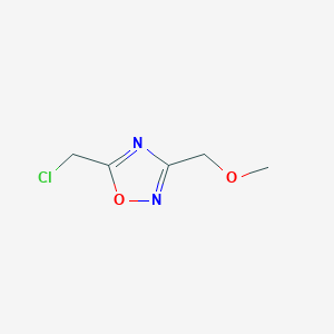5-(Chloromethyl)-3-(methoxymethyl)-1,2,4-oxadiazole