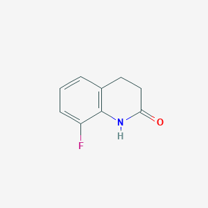 B134445 8-Fluoro-3,4-dihydroquinolin-2(1H)-one CAS No. 143268-79-5