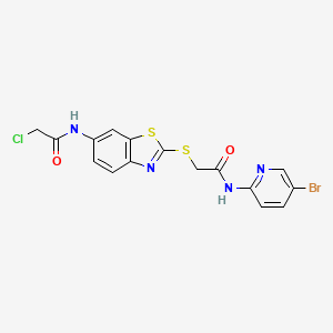 molecular formula C16H12BrClN4O2S2 B13444540 YLT205 