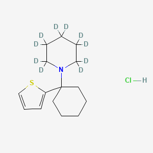 molecular formula C15H24ClNS B13444635 Tenocyclidine-d10 Hydrochloride 