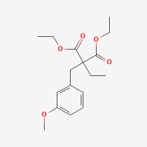 molecular formula C17H24O5 B13444652 Diethyl 2-ethyl-2-(3-methoxybenzyl)malonate 