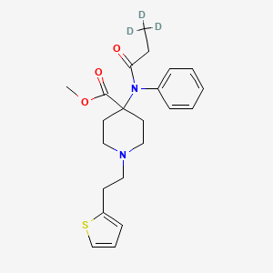 molecular formula C22H28N2O3S B13444695 Thiofentanil-d3 