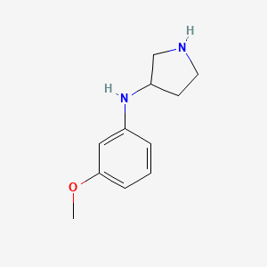 molecular formula C11H16N2O B1344491 N-(3-甲氧基苯基)吡咯烷-3-胺 CAS No. 886506-01-0