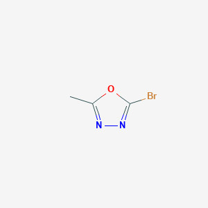 molecular formula C3H3BrN2O B1344494 2-溴-5-甲基-1,3,4-噁二唑 CAS No. 864750-58-3