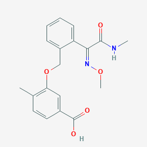 molecular formula C19H20N2O5 B13444983 Dimoxystrobin-5-benzoic acid 