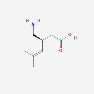 molecular formula C8H15NO2 B13445046 (S)-4,5-Dehydro Pregabalin 