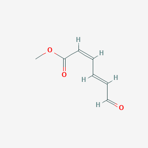 molecular formula C7H8O3 B13445059 Methyl 6-Oxo-2,4-cis,trans-hexadienoate 
