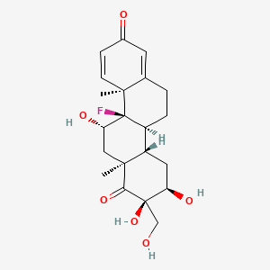 molecular formula C21H27FO6 B13445121 D-Homoanalog of Triamcinolone 