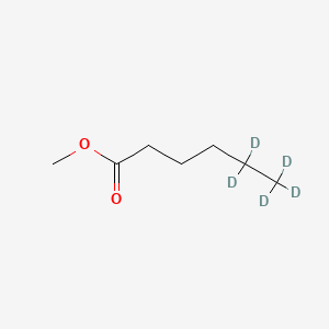 molecular formula C7H14O2 B13445126 Methyl hexanoate-5,5,6,6,6-D5 