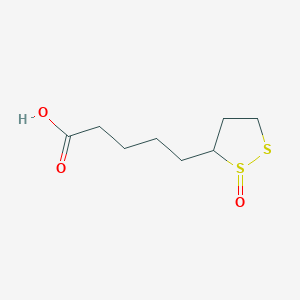 molecular formula C8H14O3S2 B13445180 rac-Lipoic Acid Monosulfoxide (Mixture of Regioisomers and Diastereomers) 