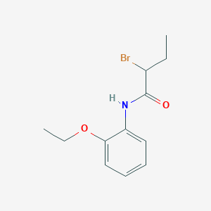 molecular formula C12H16BrNO2 B1344523 2-bromo-N-(2-ethoxyphenyl)butanamide CAS No. 1119450-20-2