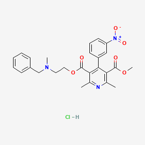 molecular formula C26H28ClN3O6 B13445231 Dehydro Nicardipine Hydrochloride 