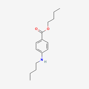 molecular formula C15H23NO2 B13445234 Butyl p-butylaminobenzoate 