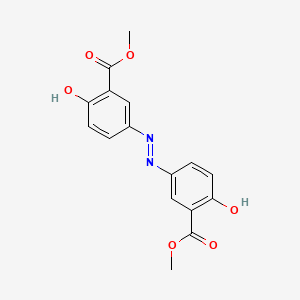 molecular formula C16H14N2O6 B13445293 Olsalazine Dimethyl Ester 
