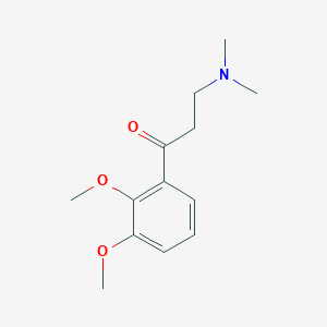 molecular formula C13H19NO3 B134453 1-(2,3-Dimethyloxyphenyl)-3-(dimethylamino)-1-propanone hydrochloride CAS No. 153505-67-0