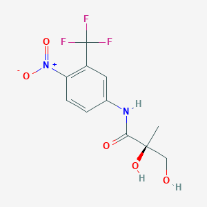 molecular formula C11H11F3N2O5 B13445300 O-De-phenyl Andarine 