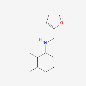 molecular formula C13H21NO B1344536 N-(2,3-dimethylcyclohexyl)-N-(2-furylmethyl)amine CAS No. 1132675-33-2