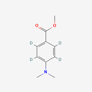 molecular formula C10H13NO2 B13445417 Methyl 4-(Dimethylamino)benzoate-D4 