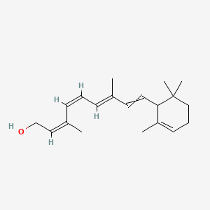molecular formula C20H30O B13445428 4,5-Didehydro-5,6-dihydro-Retinol 