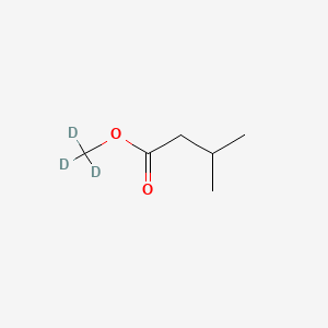 molecular formula C6H12O2 B13445457 Isovaleric Acid Methyl-d3 Ester 