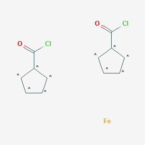 molecular formula C12H8Cl2FeO2 B13445464 Chlorocarbonyl ferrocene 