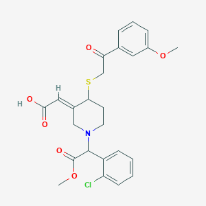 molecular formula C25H26ClNO6S B13445486 trans-Clopidogrel-MP Derivative 